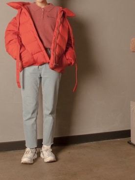 「Understudyclub（アンダースタディクラブ）のアイテム（ダウンジャケット/コート）」を使った、understudyclubさん（レディース・165cm）の冬コーディネート