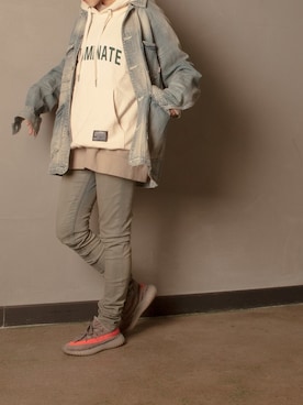 「Understudyclub（アンダースタディクラブ）のアイテム」を使った、understudyclubさん（レディース・165cm）の冬コーディネート