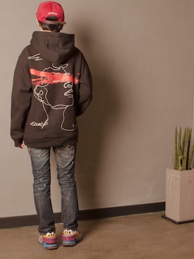 「Understudyclub（アンダースタディクラブ）のアイテム」を使った、understudyclubさん（レディース・165cm）の冬コーディネート