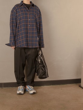 「Understudyclub（アンダースタディクラブ）のアイテム」を使った、understudyclubさん（レディース・165cm）の冬コーディネート