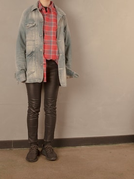 「Understudyclub（アンダースタディクラブ）のアイテム」を使った、understudyclubさん（レディース・165cm）の冬コーディネート