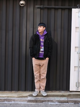 「Understudyclub（アンダースタディクラブ）のアイテム」を使った、understudyclubさん（メンズ・175cm）の冬コーディネート