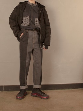 「Understudyclub（アンダースタディクラブ）のアイテム」を使った、understudyclubさん（レディース・165cm）の春コーディネート