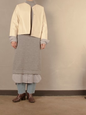 「Understudyclub（アンダースタディクラブ）のアイテム」を使った、understudyclubさん（レディース・165cm）の春コーディネート