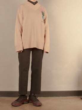 「Understudyclub（アンダースタディクラブ）のアイテム」を使った、understudyclubさん（レディース・165cm）の春コーディネート