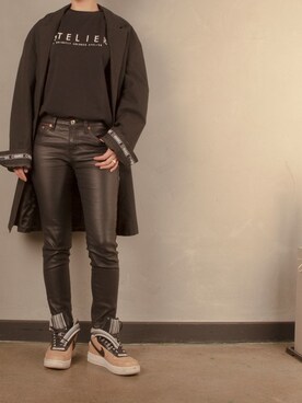 「Understudyclub（アンダースタディクラブ）のアイテム」を使った、understudyclubさん（レディース・165cm）の春コーディネート