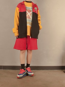 「Understudyclub（アンダースタディクラブ）のアイテム」を使った、understudyclubさん（レディース・165cm）の春コーディネート