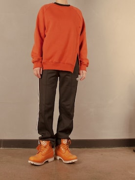 「Understudyclub（アンダースタディクラブ）のアイテム」を使った、understudyclubさん（レディース・165cm）の春コーディネート