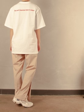 「Understudyclub（アンダースタディクラブ）のアイテム」を使った、understudyclubさん（レディース・165cm）の春コーディネート