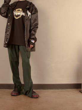 「Understudyclub（アンダースタディクラブ）のアイテム」を使った、understudyclubさん（レディース・165cm）の春コーディネート