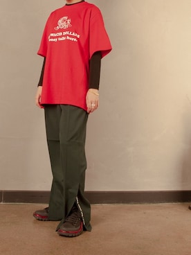 「Understudyclub（アンダースタディクラブ）のアイテム」を使った、understudyclubさん（レディース・165cm）の春コーディネート