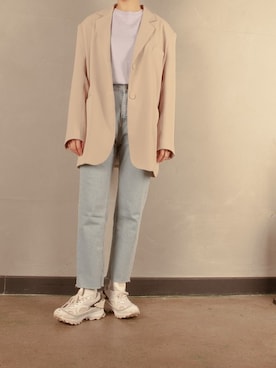 「Understudyclub（アンダースタディクラブ）のアイテム」を使った、understudyclubさん（レディース・165cm）の春コーディネート