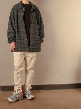 「Understudyclub（アンダースタディクラブ）のアイテム」を使った、understudyclubさん（レディース・165cm）の春コーディネート