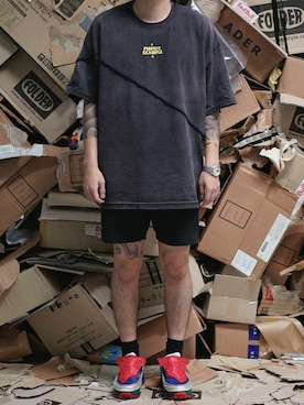 「Understudyclub（アンダースタディクラブ）のアイテム」を使った、understudyclubさん（メンズ・175cm）の夏コーディネート