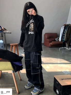 「Understudyclub（アンダースタディクラブ）のアイテム」を使った、understudyclubさん（レディース・163cm）の秋コーディネート