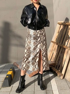 「Understudyclub（アンダースタディクラブ）のアイテム」を使った、understudyclubさん（レディース・165cm）の冬コーディネート