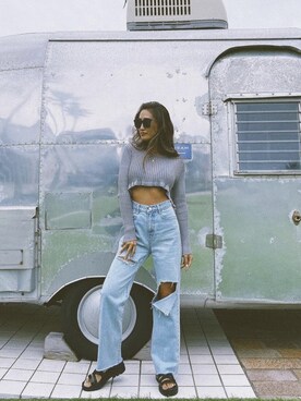 「esutoreja（エストレジャ）のアイテム」を使った、esutoreja    公式さん（レディース・155cm）の夏コーディネート