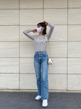 「MERCURYDUO（マーキュリーデュオ）のアイテム（アクセサリー）」を使った、𝚞𝚔𝚊  .さん（レディース・163cm）の春コーディネート