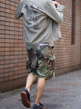 「切りっぱなし」｜ORDERさん（メンズ・178cm）の夏コーディネート