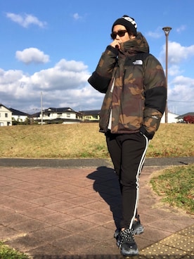 「バルトロ」｜「アイテム（ニットキャップ/ビーニー）」を使った、わっしょいさん（メンズ・180cm）の秋コーディネート