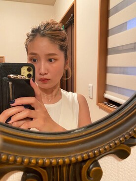 「H&M（エイチ・アンド・エム）のアイテム（ジャンパースカート）」を使った、えぐりんさん（レディース・156cm）の秋コーディネート