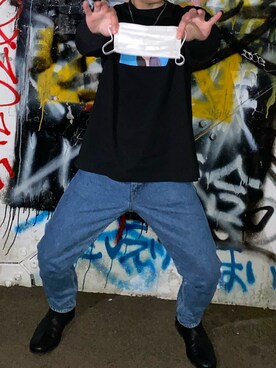 「Dunno（ドノウ）のアイテム」を使った、颯さん（メンズ・165cm）の夏コーディネート