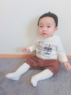 IORIさん(キッズ・70cm)の秋コーディネート