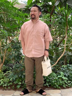 「ベーシックカラー」｜coenきのしたさん（メンズ・165cm）の夏コーディネート