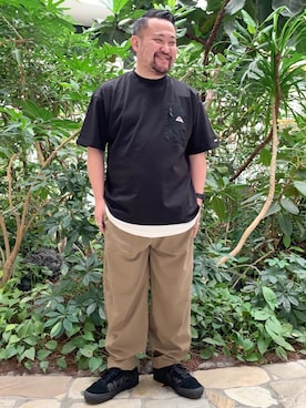 「KELTY（ケルティ）のアイテム」を使った、coenきのしたさん（メンズ・165cm）の夏コーディネート