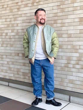 「SMITH'S（スミス）のアイテム（スウェット）」を使った、coenきのしたさん（メンズ・165cm）の冬コーディネート