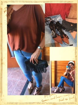 えまみーさん（レディース・171cm）の夏コーディネート