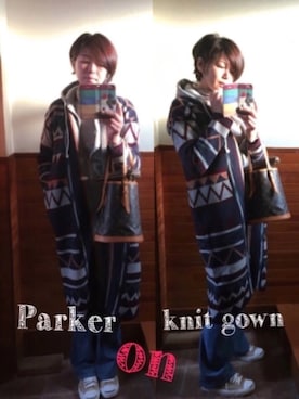 えまみーさん（レディース・171cm）の冬コーディネート