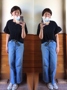 えまみーさん（レディース・171cm）の夏コーディネート