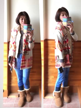 えまみーさん(レディース・171cm)の冬コーディネート