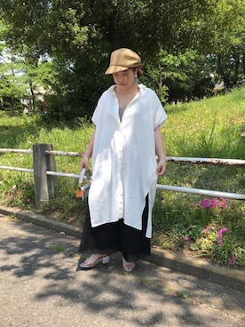 「ユニクロ」｜「アイテム（サンダル）」を使った、maru☺︎さん（レディース・152cm）の春コーディネート