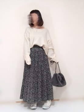 「GRL」｜「アイテム（雑貨/ホビー）」を使った、maru☺︎さん（レディース・152cm）の冬コーディネート