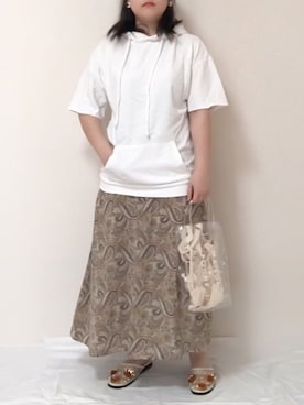 「Caravana by A.I.C（キャラバーナ　バイ　エーアイシー）のアイテム」を使った、maru☺︎さん（レディース・153cm）の夏コーディネート