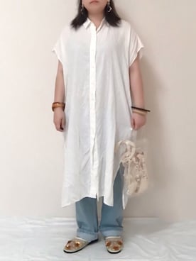 「Caravana by A.I.C（キャラバーナ　バイ　エーアイシー）のアイテム」を使った、maru☺︎さん（レディース・153cm）の夏コーディネート