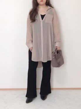 「CLEA（クレア）のアイテム（キャミソール）」を使った、maru☺︎さん（レディース・153cm）の秋コーディネート