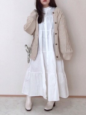 「チョコ色に染まれ」｜「アイテム（その他雑貨）」を使った、maru☺︎さん（レディース・153cm）の冬コーディネート