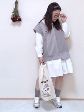 「プチプラコーデ、春」｜「アイテム（雑貨/ホビー）」を使った、maru☺︎さん（レディース・153cm）の春コーディネート