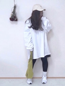 「メガネ女子」｜「アイテム（雑貨/ホビー）」を使った、maru☺︎さん（レディース・153cm）の春コーディネート