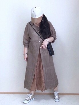 maru☺︎さん（レディース・153cm）の春コーディネート