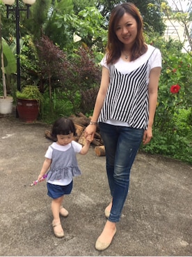 「Bread & Boxersのアイテム」を使った、Emmaさん（キッズ・90cm）の冬コーディネート