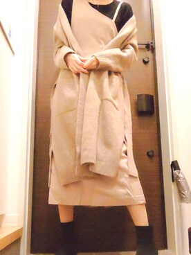 ニットコート のレディース人気ファッションコーディネート Wear