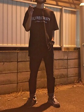 「アイテム（腕時計、ブラウン系）」を使った、BURBERRY好き男くんさん（メンズ・172cm）の夏コーディネート