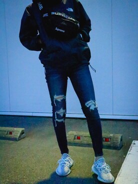「アディダスオリジナルス」｜「アイテム（マウンテンパーカー）」を使った、KITさん（メンズ・168cm）の秋コーディネート