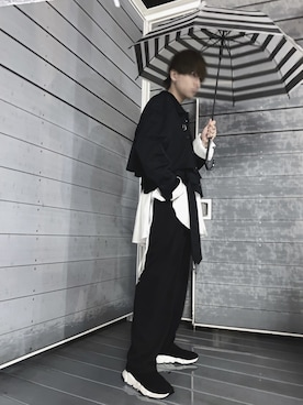 「スピードトレーナー」｜「アイテム（スラックス）」を使った、Utasanさん（メンズ・175cm）の秋コーディネート