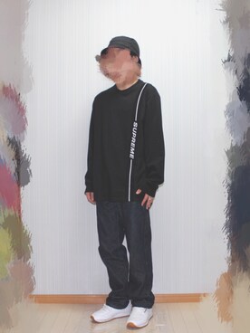 「softcream（ソフトクリーム）のアイテム」を使った、gu.raさん（メンズ・166cm）の春コーディネート