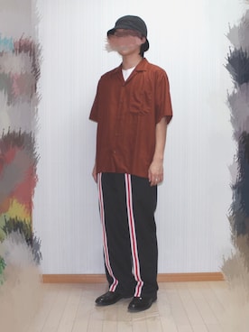 「softcream（ソフトクリーム）のアイテム」を使った、gu.raさん（メンズ・166cm）の春コーディネート